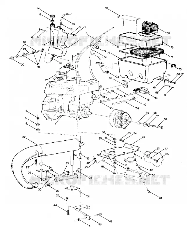 MONTAJE DEL MOTOR Sport (4914161416017A)