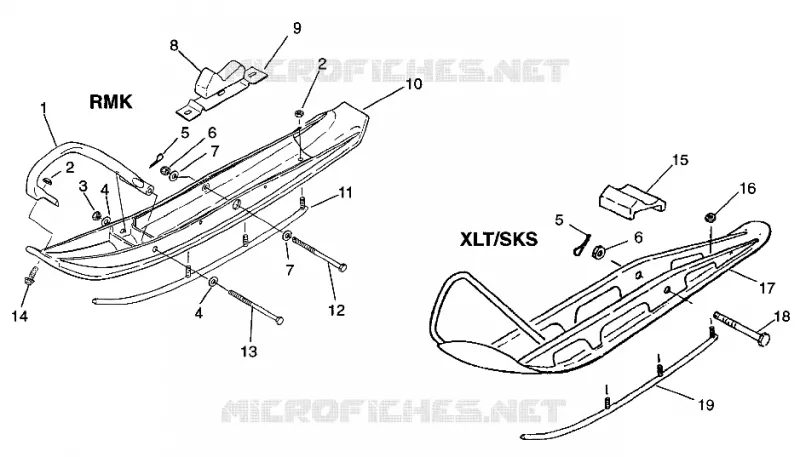 ESQUÍ XLT 0970756, XLT SKS 0970556 and XLT RMK 0970956 (4937693769B004)