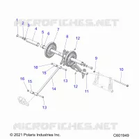 SUSPENSION, TRASERO ARM PAR