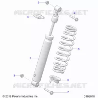 SUSPENSION, SHOCK TRASERO