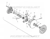 Embrague ASSEMBLY 500 CARB 0962764, 500 CARB SKS 0962564,  500 CARB SKS (4931873187C006)