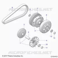 TREN, PRIMARY CLUTCH