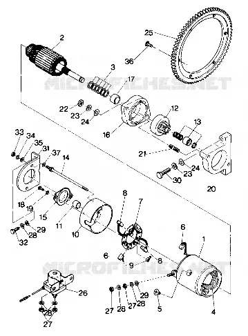 MOTOR DE ARRANQUE Sprint E/S (4912721272032A)