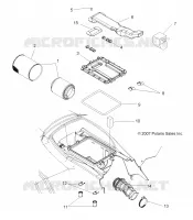 MOTOR, TOMA DE AIRE SYSTEM