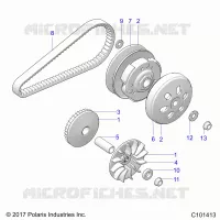 TREN, PRIMARY CLUTCH