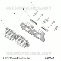 ENGINE, REED VALVE AND CUERPO DE MARIPOSA ADAPTOR
