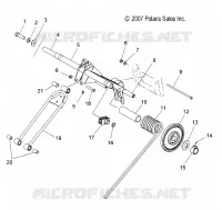 SUSPENSION, TRASERO ARM PAR