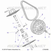 TREN, SECONDARY CLUTCH