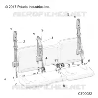 ASIENTO BELT AND MOUNTING