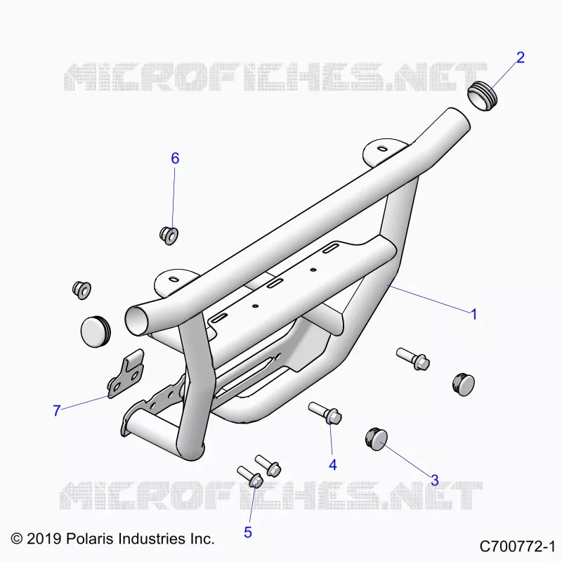 CHASSIS, FRONT PARACHOQUES