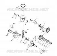 PISTÓN Y CIGÜEÑAL SPORTSMAN 4X4 / W938039 (4926382638037A)