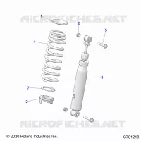 SUSPENSION, CHOQUE FRONTAL MOUNTING