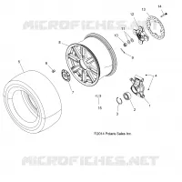 RUEDAS, REAR and HUB