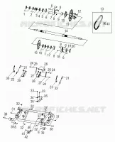 CHASIS, SWING ARM AND REAR AXLE
