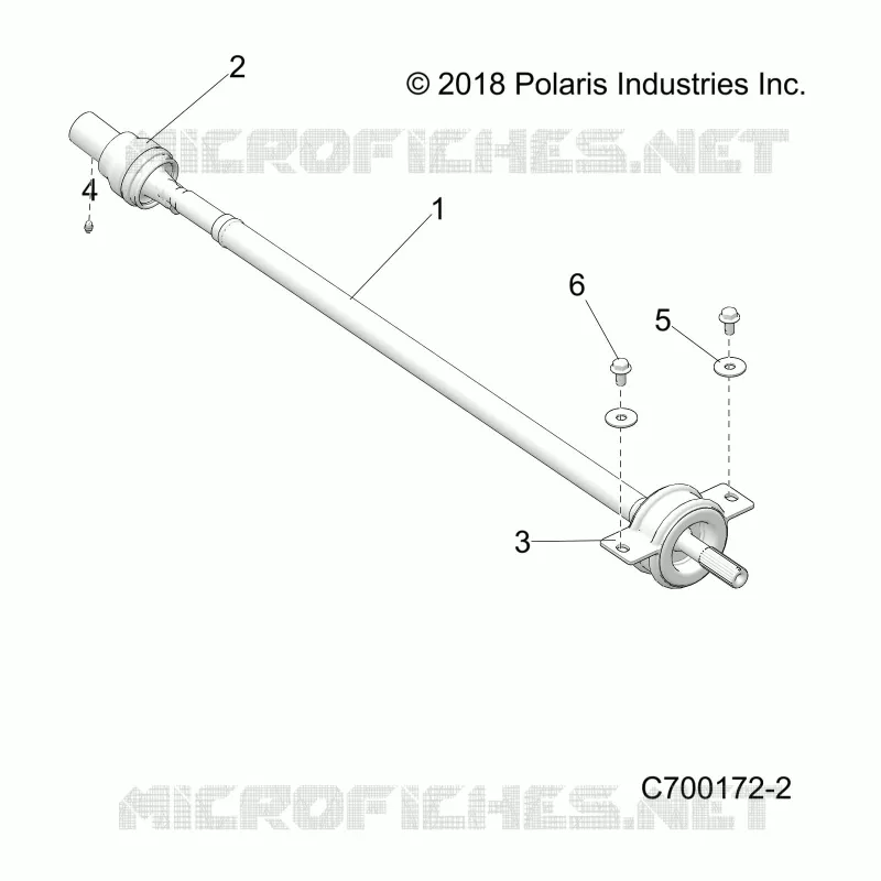 TREN, REAR PROP SHAFT