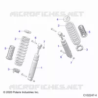 SUSPENSION TRASERA SHOCKS AND MOUNTING