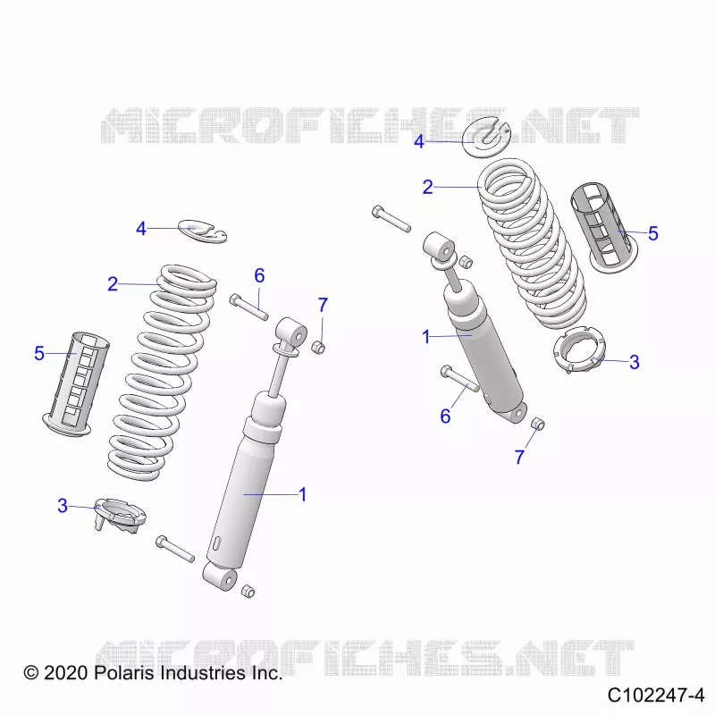 SUSPENSION TRASERA SHOCKS AND MOUNTING