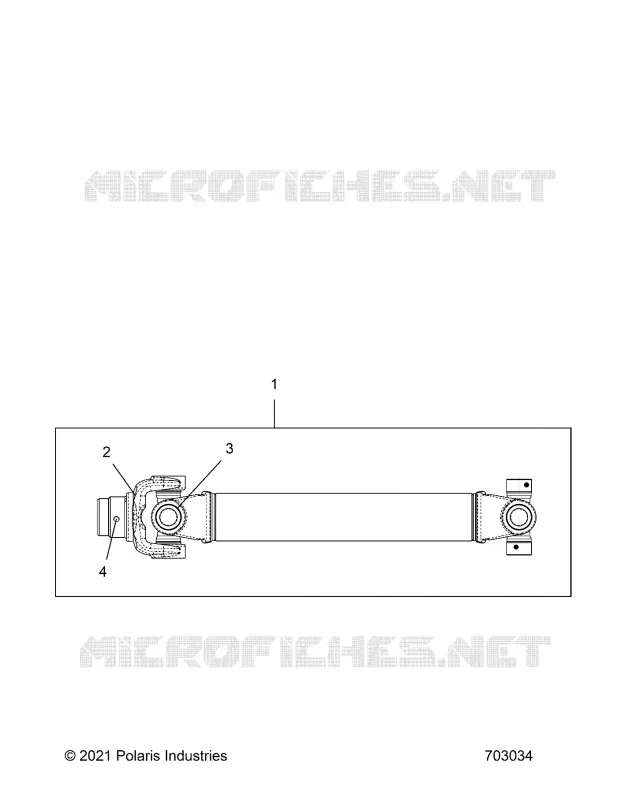 TREN, PROP SHAFT,REAR