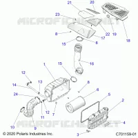 ENGINE, TOMA DE AIRE SYSTEM