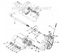 TREN ASSEMBLY  500 EFI 0952774, EFI SKS 0952574,   EFI SKS PT 095297 (4929052905B012)