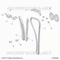 LA CADENA DE LEVAS AND TENSIONER