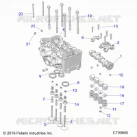 ENGINE, CULATA AND VALVES