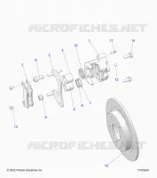 BRAKES, PINZA FRENO TRASEIRA
