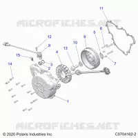 ENGINE, STATOR AND FLYRUEDA