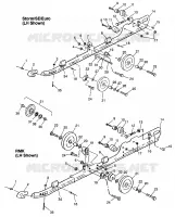 montaje en carril (SUSPENSION) Storm 0975782, Storm S.E. H975782, European Stor (4937823782C001)