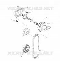 BOMBA DE AGUA XLT SP 0966676 and  EUROPEAN XLT SP E966676 (4931703170C012)