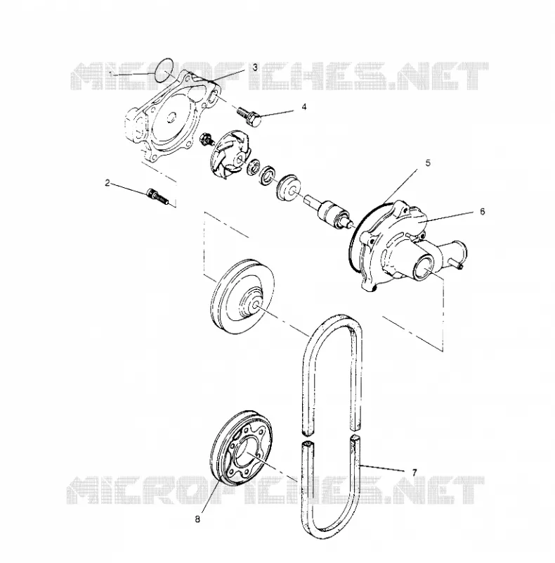 BOMBA DE AGUA XLT SP 0966676 and  EUROPEAN XLT SP E966676 (4931703170C012)