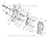 CADENACASE ASSEMBLY 500 EFI/0930674 AND  500 EFI SKS/0930574 (4922962296017A)