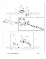 FRENO FRONTAL BRAKE LEVER AND MASTER CYLINDER
