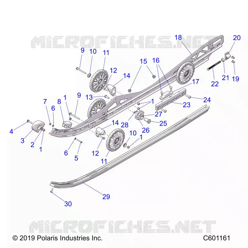 SUSPENSION, RAIL, LH/RH