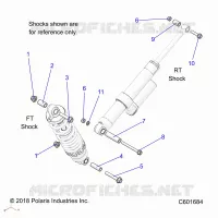 SUSPENSION, MONTAJE DE DESCARGA, REAR SUSP.