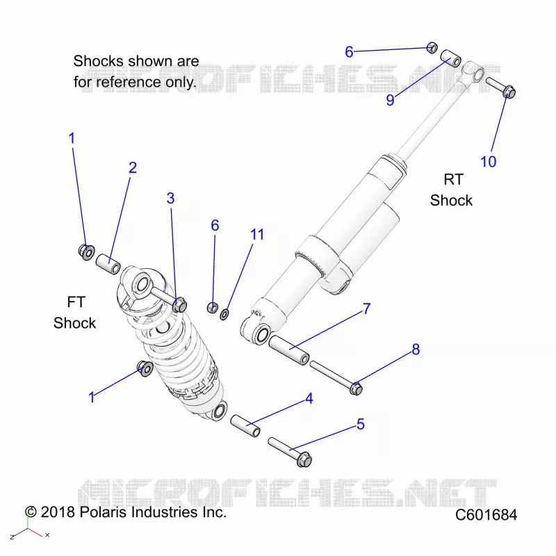 SUSPENSION, MONTAJE DE DESCARGA, REAR SUSP.