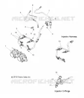 SISTEMA DE COMBUSTIBLE, RAIL, LINES and CUERPO DE MARIPOSA