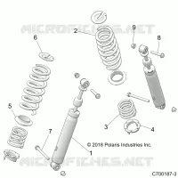 SUSPENSION TRASERA SHOCK MOUNTING