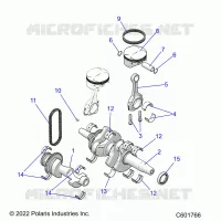 ENGINE, BALANCE SHAFT, CIGUEÑAL/PISTON