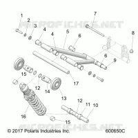 SUSPENSION, TRASERO ARM PAR