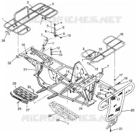 PARACHOQUES / TRANSPORTIN MOUNTING MAGNUM 2X4 W967544 (4936033603A007)