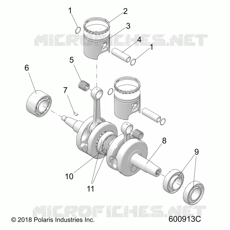 ENGINE, PISTON AND CIGUEÑAL