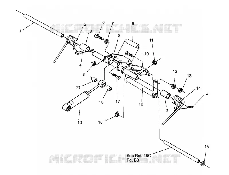 TRASERO ARM PAR WIDETRAK GT 0952061 and  EUROPEAN WIDETRAK GT E952 (4928962896B010)