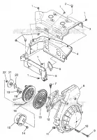 VENTILADOR CAJA   ARRANQUE DE RETROCESO WIDETRAK GT 0972061 and EUROPEAN WIDETRAK G (4938173817C009)