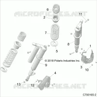 SUSPENSION TRASERA SHOCK MOUNTING