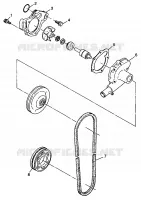 BOMBA DE AGUA WIDETRAK LX 0982065 and EUROPEAN WIDETRAK LX E982065 (4943884388C011)