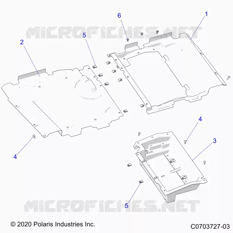 PISO PANELS, REAR