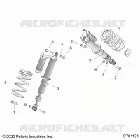 SUSPENSION, CHOQUE FRONTAL MOUNTING