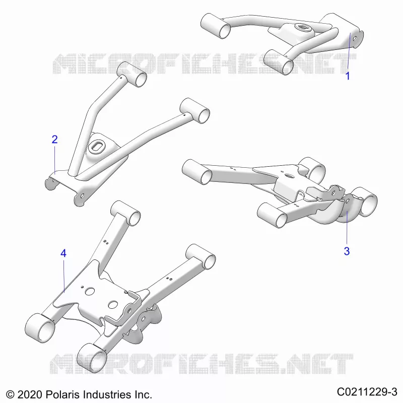 SUSPENSION TRASERA CONTROL ARMS