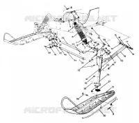 SUSPENSIÓN DELANTERA AND ESQUÍ 500 AND 500 CLASSIC (4919251925007A)